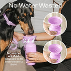 Springer Dog Water Bottle | Portable Travel Water Bottle Dispenser for Dogs | Dog Gift Seen on Oprah's Favorite Things, Shark Tank | Leak-Proof Bottles Fill Bowl with Water | BPA-Free 22oz Sky Blue