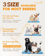 Upgrade Dog Cat Heating Pad with 2 Covers&840D Storage Bag,Adjustable Temperature Electric Pet Heating Pad with Timer,Waterproof Heated Bed Mat with Chew-Proof Cord,M