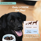 Natural Dog Company Gut Health & Canine Specific Probiotics Chews, 1 Daily Chew for All Dogs, Prebiotics & Digestive Enzymes for Digestion, Gas, Loose Stool, Immune System & Bowel Support, 45 Ct