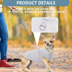 2 Pack Dog Sweater with Leash Ring Winter Warm Pet Sweater Thick Clothes Coat Fleece Dog Sweaters for Medium Dogs Girl Boy for French Bulldog, Dachshund,XXL