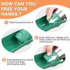 27 OZ Dog Water Bottle Portable Stainless Steel Convenient Pet Water Dispenser, Leak Proof Puppy Travel Water Bowl for Dog Outdoor Walking, Hiking, Perfect Size for All Dog Breeds, Sage Green