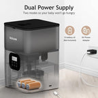 VOLUAS Automatic Cat Feeders - Pet Dry Food Dispenser with Timer, Automatic Cat Feeders with Desiccant Bag, Programmable Portion Size Control 4 Meals Per Day, 10s Voice Recorder