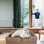 Cat Scratching Board Set (3-Pack) – Durable & Eco-Friendly Cat Scratcher Pads for Indoor Cats, Double-Sided Corrugated Cardboard, Non-Toxic, Cat Scratch Pads for Scratching & Resting