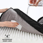 INVENHO Orthopedic Medium Dog Dogs, Egg-Crate Foam Dog Couch with Washable Removable Cover, Waterproof Lining and Nonskid Bottom