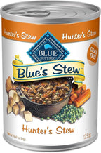 Blue Buffalo Blue's Stew Grain Free Natural Adult Wet Dog Food, Hunter's Stew 12.5 oz cans (Pack of 12)