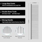 Dog Slicker Brush for Golden Doodle Grooming Kit - Dematting Brushes for Goldendoodles, Labradoodles, Poodles - Pet Hair Brush for Short & Medium Haired Dogs - Small (Black)
