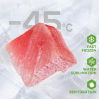 OPET Freeze Dried Cat Treats - Single Ingredient High Protein Pet Food, Healthy Training Snacks, Freeze Dried Duck Food Toppers for Cats and Dogs, Grain Free (Duck, 4 Pack)