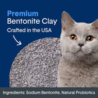 Boxie® Probiotic 40 Day Natural Odor Control Cat Litter, 16lb Clumping Clay Kitty Litter (Pack of 2)