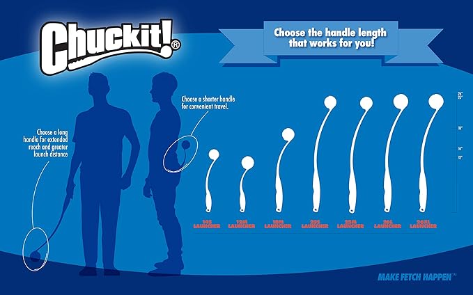 Chuckit! Glow in the Dark Bouncy Balls - Ball for Dogs, Chuckit Dog Toy, Max Glow Balls - Medium, 2.5 Inch, Pack of 1