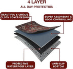 PUPIBOO Washable Pee Pads for Dogs and Cats - XXL (1 Pack) 6 FT X 6 FT Super Absorbent Reusable Puppy Training Pads - 100% Waterproof, Leak-Proof & Non-Slip Whelping Pads for Pet Housebreaking