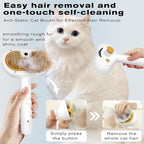 Pet Steam Brush for Dog & Cat – 3-in-1 Spray Hair Removal Comb for Shedding & Grooming – Water Brush for Long & Short Haired Pets – Includes Waterless Shampoo & Dental Wipes