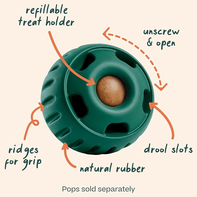 WOOF Pupsicle - Long-Lasting Interactive Dog Toy to Keep Your Pup Busy and Distracted - Safe for Dogs - Low-Mess Design - Dog Toys for Medium and Large Dogs 25-75 lbs