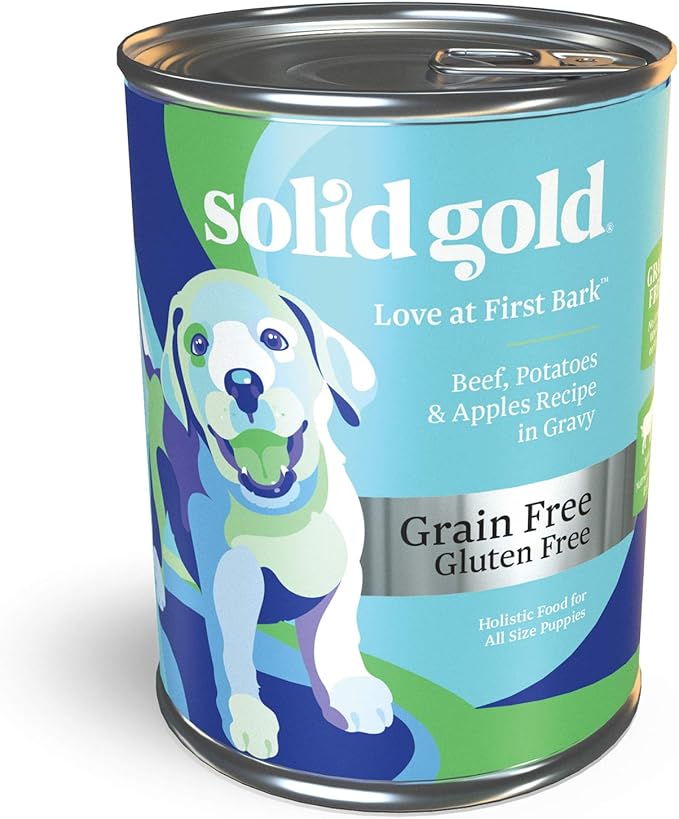Solid Gold Wet Dog Food for Adult & Senior Dogs - Made with Real Chicken & Salmon - Leaping Waters Grain Free Canned Dog Food for Healthy Digestion & Sensitive Stomach