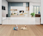 200 Inch Reinforced Retractable Baby Gates Extra Wide, Uamector Mesh Baby Gate or Dog Gate,Toddler Pet Retractable Gate Adjustable Length for Large Openings Stairs Doorways Hallway Indoor Outdoor