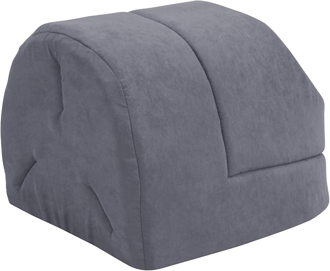 GOOPAWS Cat Cave for Cat and Warming Burrow Cat Bed, Pet Hideway Sleeping Cuddle Cave (Grey-2)
