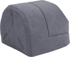 GOOPAWS Cat Cave for Cat and Warming Burrow Cat Bed, Pet Hideway Sleeping Cuddle Cave (Grey-2)