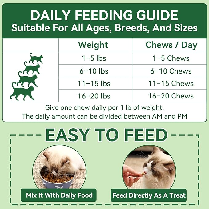 YOTANGO Cat Calming Treats – 500 Crunchy Calming Chews for Cats Kittens, Anxiety Relief & Stress Reduction for Travel, Thunder, Vet Visits, with Chamomile, L-Theanine & L-Tryptophan (Chicken Flavor)