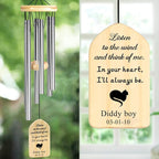Pet Loss Gifts - PEMIRSAYO Personalized Cat Memorial Wind Chime - Pet Memorial Gifts - Loss of Cat Sympathy Gift - Bereavement Remembrance Memorial Gifts for Loss of Pet Cat