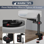 Cat Bed for Desk Elevated Cat House Over Desk Keeps Kitten Cat Close and Workspace Clear Cat Box with Pet Cushions (45° Rotating Rod)