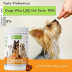 Turmeric for Dogs Anti Inflammatory Pain Relief | Organic Curcumin Dog Supplement with Collagen & Bioprene, Anti Inflammatory for Dogs, Supports HIPS, Joints & Mobility | 120 Count
