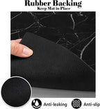 Dog Food Mats for Floors Absorbent, Pet Cat Food Mat - Quick Dry Dog Bowl Mats for Food and Water, Eco-Friendly Boho Pet Supplies