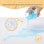 Orthopedic Dog Beds for Large Dogs, 7" Memory Foam Dog Beds with Waterproof Liner, Chew Proof Microsuede Cover, Removable and Washable, Nonskid Bottom, 52"x36" XL Khaki