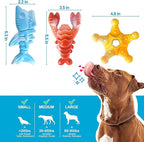KXK Dog Toys 3 Pack, Indestructible Toys for Aggressive Chewers, Tough Dog Chew Toys for Large Medium Breed, Dog Bones Chew Toys for Super Chewer