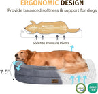 Orthopedic Washable Large Dog Bed: Waterproof Pet Bed with Bolsters - Removable Washable Cover for L XL XXL Large Sized Dog Bed - Non-Slip Bottom