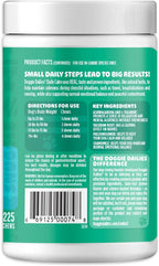 Doggie Dailies Calming Chews, Melatonin & Chamomile for Stress Relief, Relaxation & Anxiety (Peanut Butter, 225 Soft Chews)