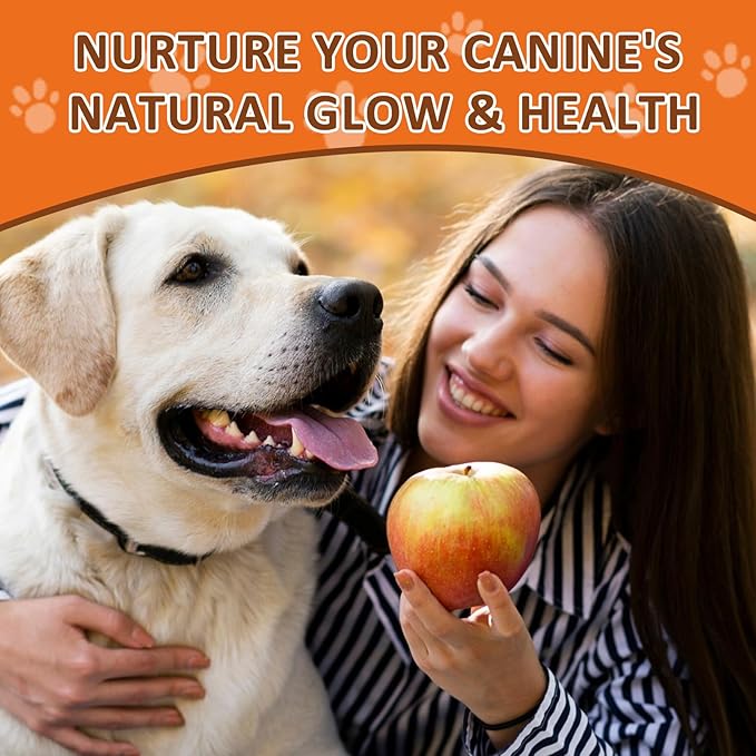 NATURE TARGET Omega 3 Fish Oil for Dogs, Salmon Oil Skin and Coat Supplement for Dogs Itchy Skin Relief with Omega 3-6-9 (EPA & DHA), Zinc, Biotin and Vitamin E & C - 120 Salmon Flavored Soft Chews