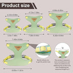 wanheart Cat Harness and Leash Set Escape-Proof Adjustable cat Leash and Harness Combo Suitable for All cat Breeds (Green, S)