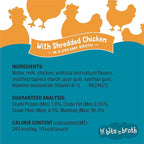 Purina Friskies Lickable Cat Treats Bits ‘n Broth With Shredded Chicken in a Dreamy Broth - (Pack of 16) 1.2 oz. Pouches