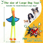 Large Squeaky Dog Toys - Plush Crinkle Dog Toy for Small, Medium, and Large Breeds - Fun for Indoor Puppies and Senior Pups Playing