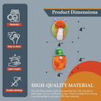 Flourish Pets 2 in 1 Multi-Layer Chew Toy for Active Dogs | Non-Toxic BPA Free Double Stitched Soft Fabric Exterior Dog Toys | Long-Lasting Dog Plush Toys – Leprechaun Snail 3.5" (2 Pack)