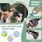 3-Pack Heavy Duty Dog Rope Toy, Tough Chew Toys, Durable Interactive Tug of War &Teeth Cleaning Ropes for Large and Medium Aggressive Chewers (3-Pack, Large)