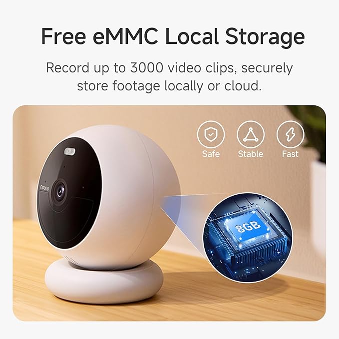 Noorio B200 Security Camera Wireless Outdoor Magnetic, 1080p Cameras for Home Security, Battery 1Min Install AI Motion Detection WiFi Indoor Camera, Color Night Vision, 2-Way Talk, Work with Alexa