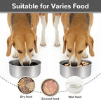 MateeyLife Slow Feeder Dog Bowls Insert with Suction Cups, Cuttable Design for Large & Medium Breeds, Fit for Regular Elevated, Compatible with Metal and Ceramic Dog Bowls for Slow Eating (Black)