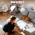 20PCS Cat Scratch Furniture Protector, Couch Protectors Tape from Cats Claws Scratching, Single Sided Clear Sticky Sheets Proof Clawing Sofa Corner Protection Cover Anti Scratch for Furniture