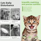Cat Natural Grass Teething Sticks 100g, Kitten Chew Stick for Hairball Removal, Dental Care, Increase Appetite, Catnip Toys Cat Nip Treat Toys Edible Kitty Toys for Indoor Kittens (Medium, Catnip)