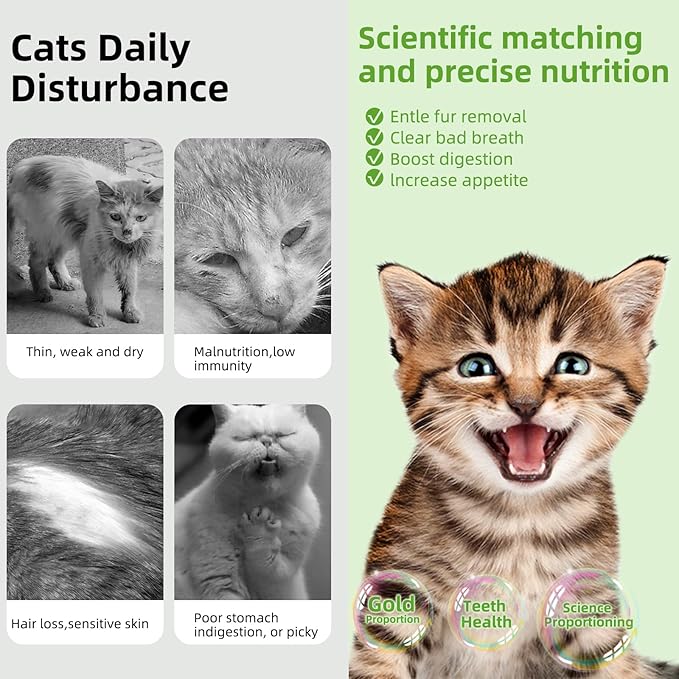 Cat Natural Grass Teething Sticks 100g, Kitten Chew Stick for Hairball Removal, Dental Care, Increase Appetite, Catnip Toys Cat Nip Treat Toys Edible Kitty Toys for Indoor Kittens (Medium, Catnip)