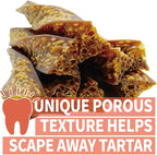 Beef Dog Chew Twist Sticks, Puffed Human Grade Beef Dog Treat Sticks, Rawhide Alternative, Easy to Digest 10pcs/Pack