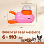 Dog Puzzle Feeder Toy,Interactive Food Dispense,Pet Slow Feeder (Pink)