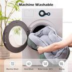 INVENHO Small Dog Bed Washable Orthopedic Calming Warming Durable Pet Bed with Anti-Slip Bottom