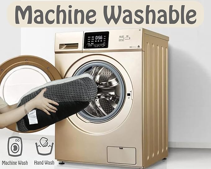 Dog Beds for Two Small Dogs, Double Cat Beds for Indoor Cats, Super Soft Washable Cat Bed with Anti-Slip & Water-Resistant Bottom, Luxury Durable Kitten Bed Puppy Bed, Rectangle Grey Animal Pet Beds