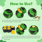 Dog Toys for Boredom - Frozen Treats Toy, Dog Toy Refillable Freezable Dog Food, Reduces Anxiety Chew Toy, Easy to Clean Interactive Dog Puzzle Toys, Treats Dispensing Dog Toys, 4-IN-1 Enrichment Toys