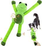 Large Squeaky Dog Toys : Plush Stuffed Dog Chew Toy with Soft Fabric-Interactive Puppy Toys to Keep Them Busy
