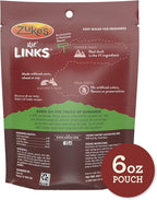 Zuke’s Lil’ Links Dog Treats for Dogs, Snacking Sausage Treats for Dogs, Made with Real Duck & Apple, 6 oz. Resealable Pouch - 6 oz. Bag