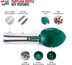 PupFlask Large Dog Water Bottle | 27 or 40 OZ Stainless Steel | Convenient Dog Drink Dispenser | Puppy Travel Water Bowl | Portable Pet Hydration Bottle | Leak Proof | Perfect Size for All Breeds