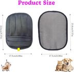 2Pcs Pet Hair Removal Glove for Dogs & Cats,The Magic Brush Pet Hair Remover,Five-Finger Electrostatic Pet Hair Gloves for Furniture,Car,Couch,Carpet,Essential Pet Supplies