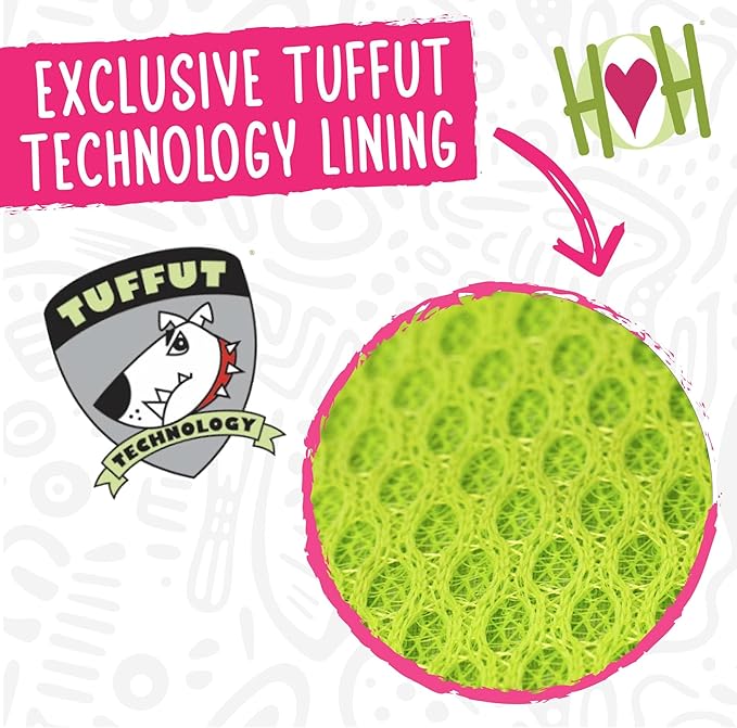 HuggleHounds Plush Dog Toy - Fuzzy HuggleHounds Dog Toys, Soft Plush, For Small and Large Breeds with Squeaker - Squooshie Fox